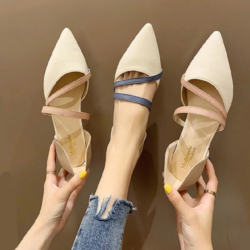 2019 spring versatile pointed shallow mouth with thick heel shoes summer women's shoes
2019 spring versatile pointed shallow mouth with thick heel shoes summer women's shoes