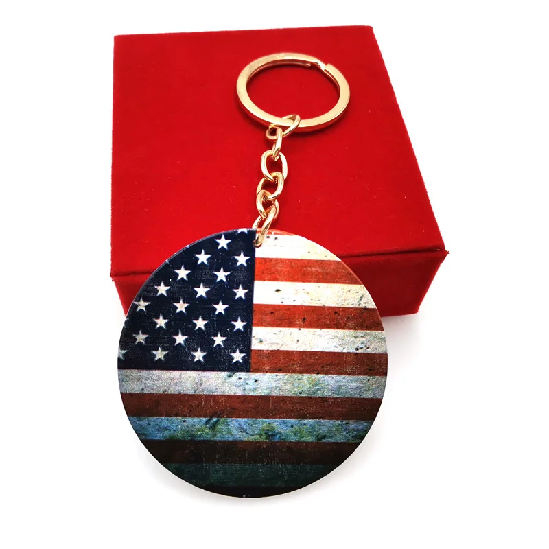 New America And Canada National Flag Keychains Fashion Car Accessories Wood Round Keychain Gold Key Chain Festival Gifts Jewelry
New America And Canada National Flag Keychains Fashion Car Accessories Wood Round Keychain Gold Key Chain Festival Gifts Jewelry