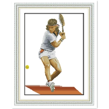 The Tennis Match Chinese Counted Cross Stitch Pattern 11CT 14CT Printed On Canvas Embroidery Cross Set Painting Home Decoration
The Tennis Match Chinese Counted Cross Stitch Pattern 11CT 14CT Printed On Canvas Embroidery Cross Set Painting Home Decoration