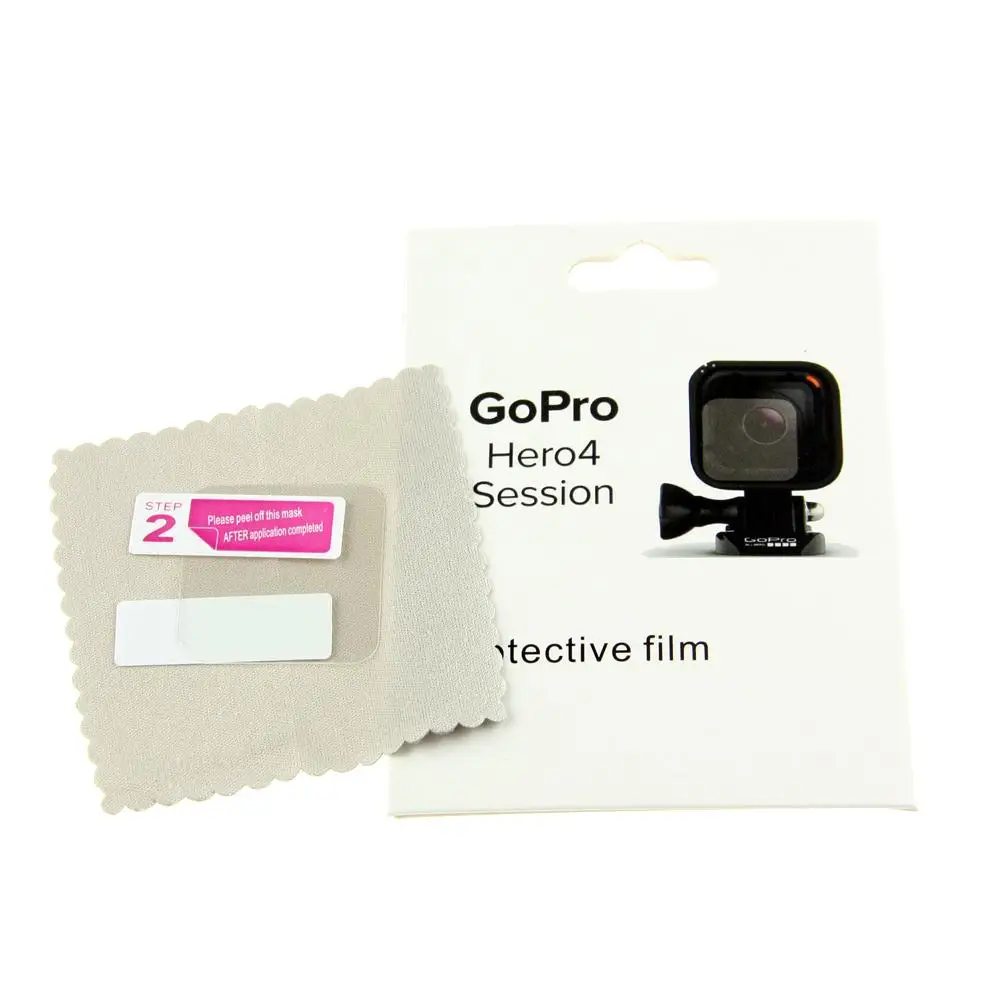 Фото Ultra Clear Стекло объектив Go Pro 4 сеанса протектор Плёнки для GoPro Hero Экран | Электроника