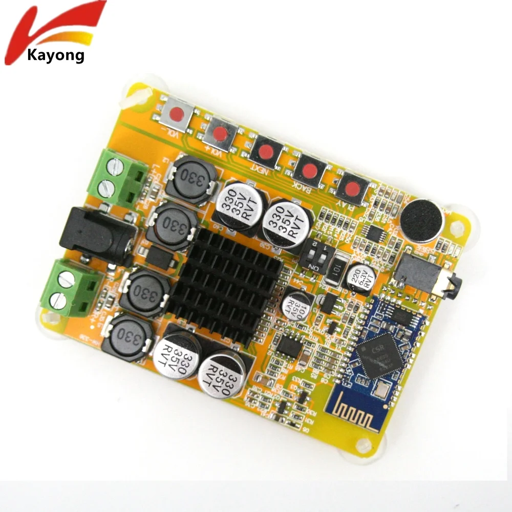 TDA7492 2x50W Wireless Bluetooth 4.0 Stereo Amplifier Board Module Dual-Channel With Microphone AUX 10-25V DC Beyond TDA7492P
TDA7492 2x50W Wireless Bluetooth 4.0 Stereo Amplifier Board Module Dual-Channel With Microphone AUX 10-25V DC Beyond TDA7492P