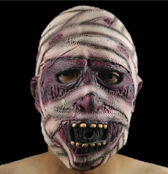Scary Latex Full Face Cosplay Zombie Mummy Mask Horror Masquerade Adult Ghost Mask Halloween Costumes Fancy Dress Party Props
Scary Latex Full Face Cosplay Zombie Mummy Mask Horror Masquerade Adult Ghost Mask Halloween Costumes Fancy Dress Party Props