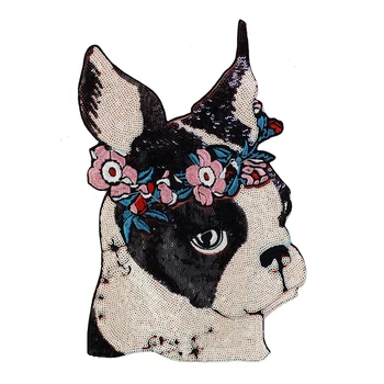 5pieces Dog Embroidery Flower Applique Sequin Garland Puppy Paillette Back Patches for Jacket Clothes Decorated Sewing TH1203
5pieces Dog Embroidery Flower Applique Sequin Garland Puppy Paillette Back Patches for Jacket Clothes Decorated Sewing TH1203
