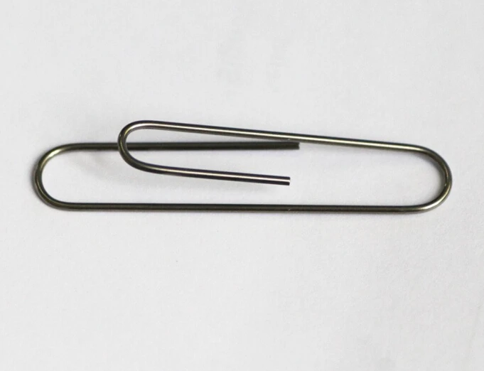 Model 1 Close Up Magic Tricks Toys Nitinol Meta Memory Shift Self Bending PaperClip paper clip Magic Trick
Model 1 Close Up Magic Tricks Toys Nitinol Meta Memory Shift Self Bending PaperClip paper clip Magic Trick