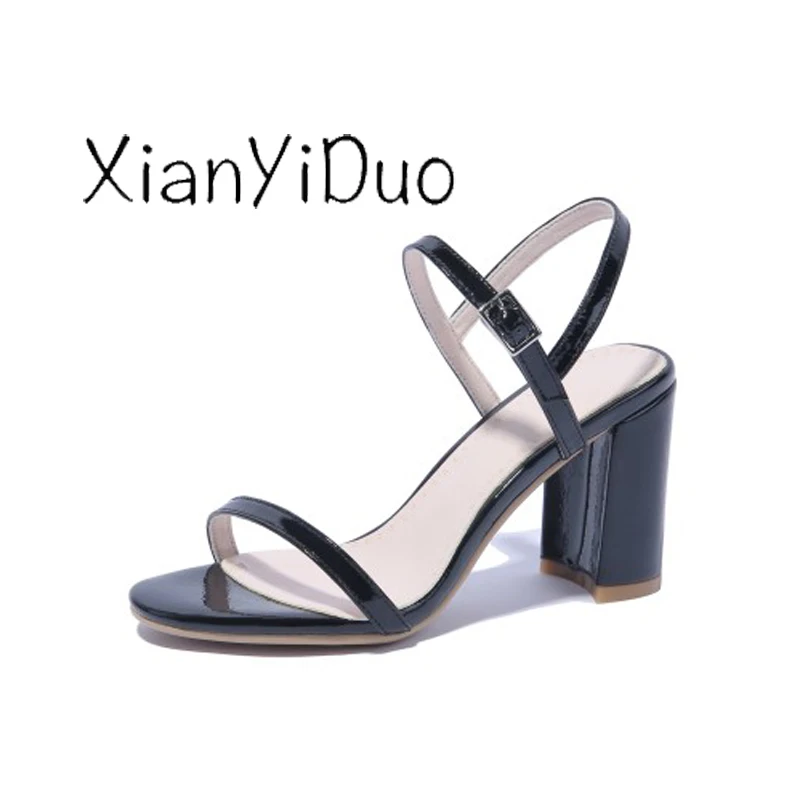 Xianyiduo 2018 Concise Summer Women's Shoes high heels Open Toe Office & Career Sandals big size 34-48Sexy /8360-1
Xianyiduo 2018 Concise Summer Women's Shoes high heels Open Toe Office & Career Sandals big size 34-48Sexy /8360-1