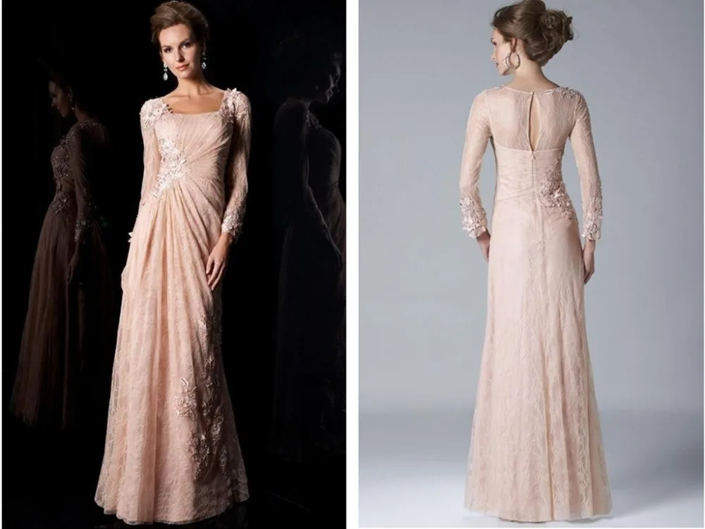 Long Sleeve Lace Mother Of The Bride Dresses 2015 Party Gowns appliques A-Line new Fashion Women Vestido De Madrinha Open Back
Long Sleeve Lace Mother Of The Bride Dresses 2015 Party Gowns appliques A-Line new Fashion Women Vestido De Madrinha Open Back