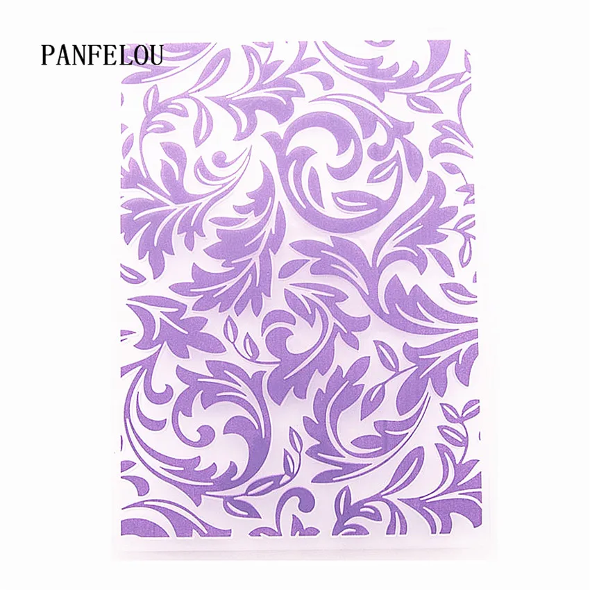 PANFELOU Purple vines Embossing folders Plastic For Scrapbooking DIY Template Fondant Cake Photo Album Card Making
PANFELOU Purple vines Embossing folders Plastic For Scrapbooking DIY Template Fondant Cake Photo Album Card Making