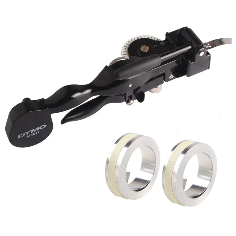 Dymo M1011 Manul Printers for 3D Metal Embossing Ribbon 12mm*6.4m Manual Label Maker Plus 32500 Two Stainless Steel Ribbon
Dymo M1011 Manul Printers for 3D Metal Embossing Ribbon 12mm*6.4m Manual Label Maker Plus 32500 Two Stainless Steel Ribbon