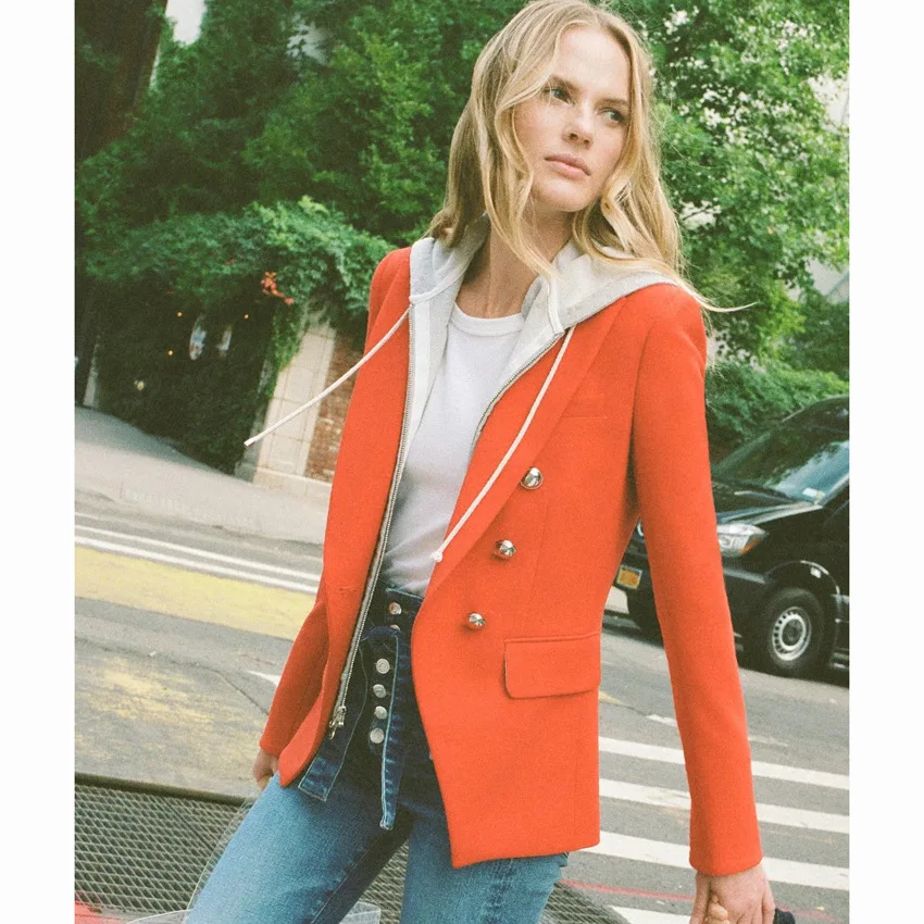 2019 new fashion color matching inside the hat drawstring work metal button decoration commuter leisure Outerwear & Coats
2019 new fashion color matching inside the hat drawstring work metal button decoration commuter leisure Outerwear & Coats