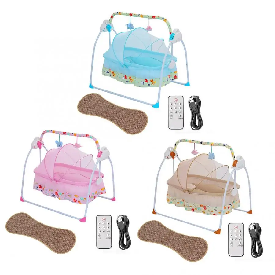 Newborn Baby Cradle Electric Swing Baby Automatic Cradle Bed Cradle Sleeping Rocking Basket Crib Infant Bassinet Rocking Chair
Newborn Baby Cradle Electric Swing Baby Automatic Cradle Bed Cradle Sleeping Rocking Basket Crib Infant Bassinet Rocking Chair