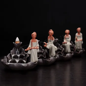 Lotus Flower Backflow Incense Burner Carp Smoke Waterfall Censer Ceramic Incense Stick Holder Use In Home Office Teahouse
Lotus Flower Backflow Incense Burner Carp Smoke Waterfall Censer Ceramic Incense Stick Holder Use In Home Office Teahouse