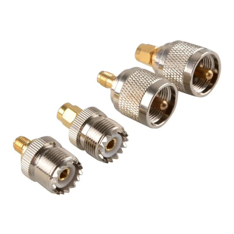 4Pcs/Set A13 Kit Adapter PL259 SO239 to SMA Male Female RF Connector Test Converter VC666 P0.5 UD88
4Pcs/Set A13 Kit Adapter PL259 SO239 to SMA Male Female RF Connector Test Converter VC666 P0.5 UD88