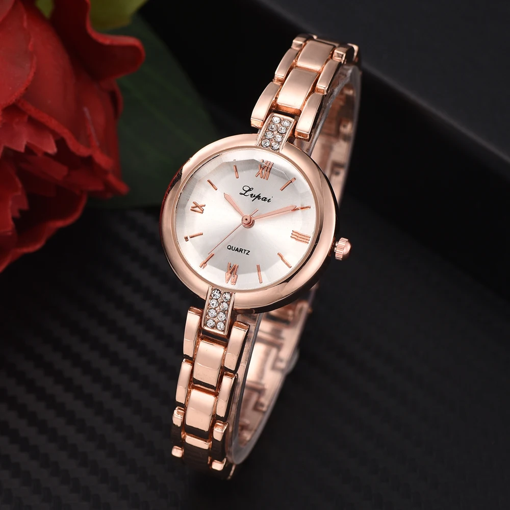 Lvpai Brand Luxury Rhinestone Watches Women Stainless Steel Quartz Bracelet Watch Ladies Dress Watches Gold Clock relogios
Lvpai Brand Luxury Rhinestone Watches Women Stainless Steel Quartz Bracelet Watch Ladies Dress Watches Gold Clock relogios