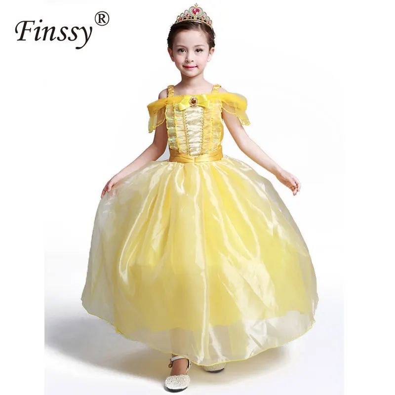 Kids Fair BELLA Girls Christmas Costumes Long Dresses Beauty and The Beast Cosplay Clothing Children Princess Belle Dresses 
Kids Fair BELLA Girls Christmas Costumes Long Dresses Beauty and The Beast Cosplay Clothing Children Princess Belle Dresses