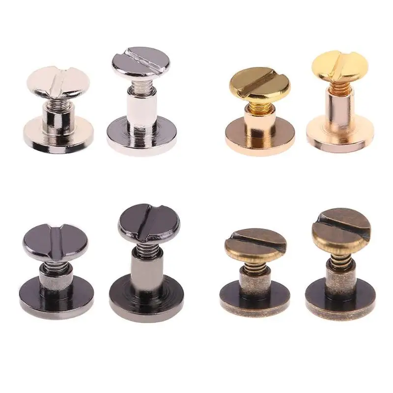 20pcs Copper Binding Chicago Screws Nail Rivets Photo Album Leather Craft Copper Leather Craft Belt Wallet Solid Brass Screws
20pcs Copper Binding Chicago Screws Nail Rivets Photo Album Leather Craft Copper Leather Craft Belt Wallet Solid Brass Screws