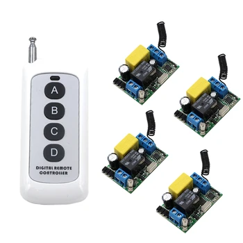 AC 220V Wireless Remote Switch Remote Control Switch 1CH Relay Module Receiver Transmittter For Gate Door Home Lighting Switch
AC 220V Wireless Remote Switch Remote Control Switch 1CH Relay Module Receiver Transmittter For Gate Door Home Lighting Switch