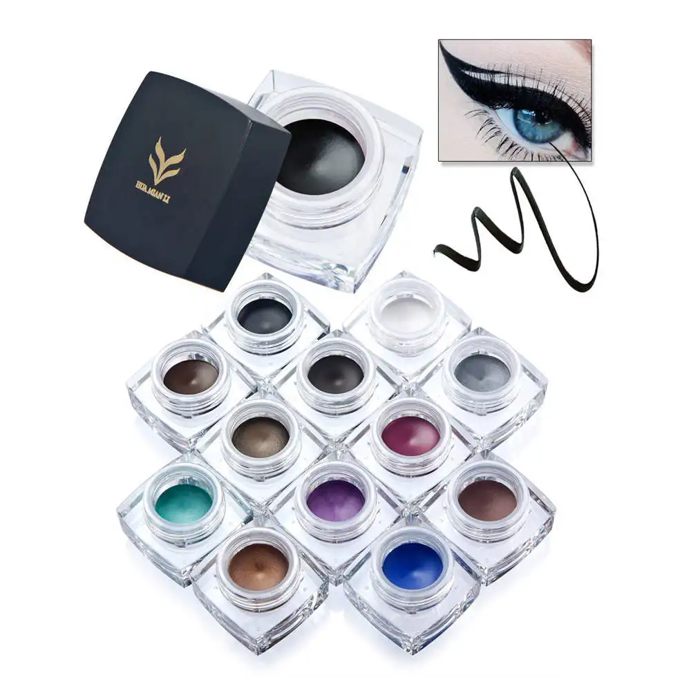 HUAMIANLI Brand Eyes Makeup Eyeliner Gel Waterproof 12 Color Eye Liner Cream Matte Long Lasting Waterproof Cosmetic #228767
HUAMIANLI Brand Eyes Makeup Eyeliner Gel Waterproof 12 Color Eye Liner Cream Matte Long Lasting Waterproof Cosmetic #228767