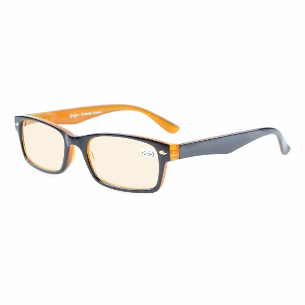 CG055 Spring Hinges UV Protection, Anti Glare Anti Blue Rays, Scratch Resistant Lens Yellow Tinted Lens Computer Reading Glasses
CG055 Spring Hinges UV Protection, Anti Glare Anti Blue Rays, Scratch Resistant Lens Yellow Tinted Lens Computer Reading Glasses