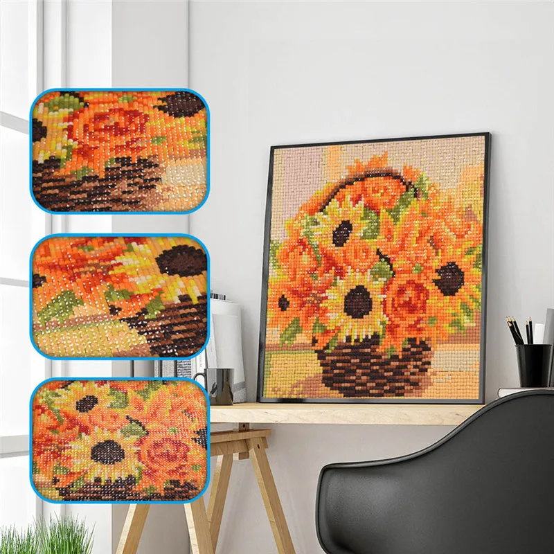 5D DIY Diamond Embroidery Crystals Diamond Picture flowers square full Rhinestones Diamond Painting Cross Stitch Kits
5D DIY Diamond Embroidery Crystals Diamond Picture flowers square full Rhinestones Diamond Painting Cross Stitch Kits