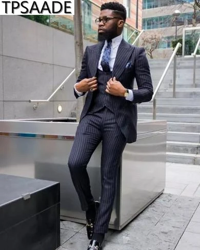 Groom Tuxedos Peaked Lapel Groomsmen Mens Wedding Dress Fashion Man Jacket Blazer Prom Dinner 3 Piece Suit(Jacket+Pants+Vest+Ti
Groom Tuxedos Peaked Lapel Groomsmen Mens Wedding Dress Fashion Man Jacket Blazer Prom Dinner 3 Piece Suit(Jacket+Pants+Vest+Ti