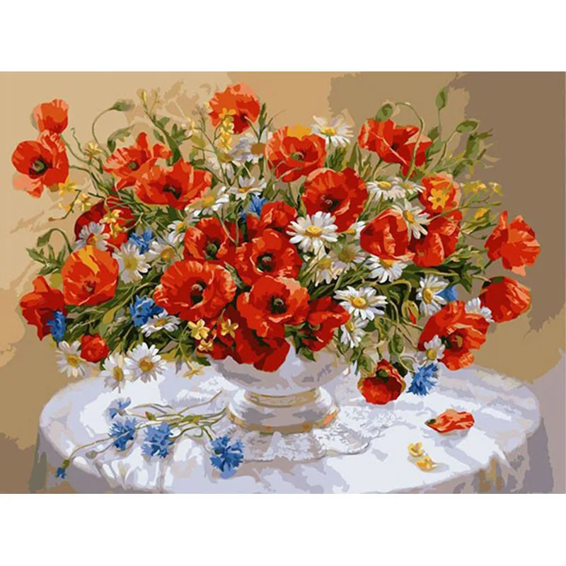 Red Flower DIY Digital Painting By Numbers With Inner Wooden Framed 40x50 Kit Coloring Paint By Numbers For Kids Gift
Red Flower DIY Digital Painting By Numbers With Inner Wooden Framed 40x50 Kit Coloring Paint By Numbers For Kids Gift