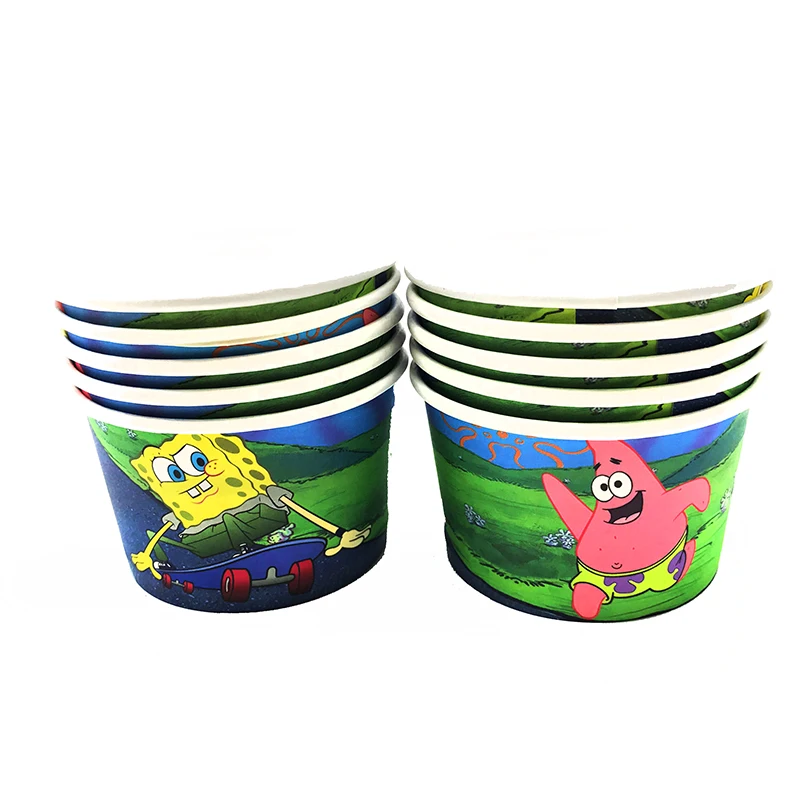 10pcs/pack SpongeBob theme disposable ice cream cups SpongeBob disposable paper cups SpongeBob ice cream cups
10pcs/pack SpongeBob theme disposable ice cream cups SpongeBob disposable paper cups SpongeBob ice cream cups