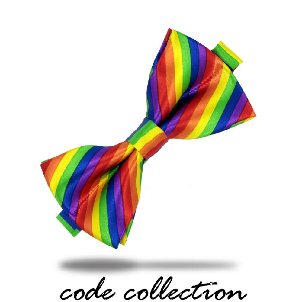 Comrade Sign Rainbow Bow Tie Cute Fashion For Women Men Kids Boy Adjustable Tie Wedding Party Retro Stripe Shirt Accessories
Comrade Sign Rainbow Bow Tie Cute Fashion For Women Men Kids Boy Adjustable Tie Wedding Party Retro Stripe Shirt Accessories