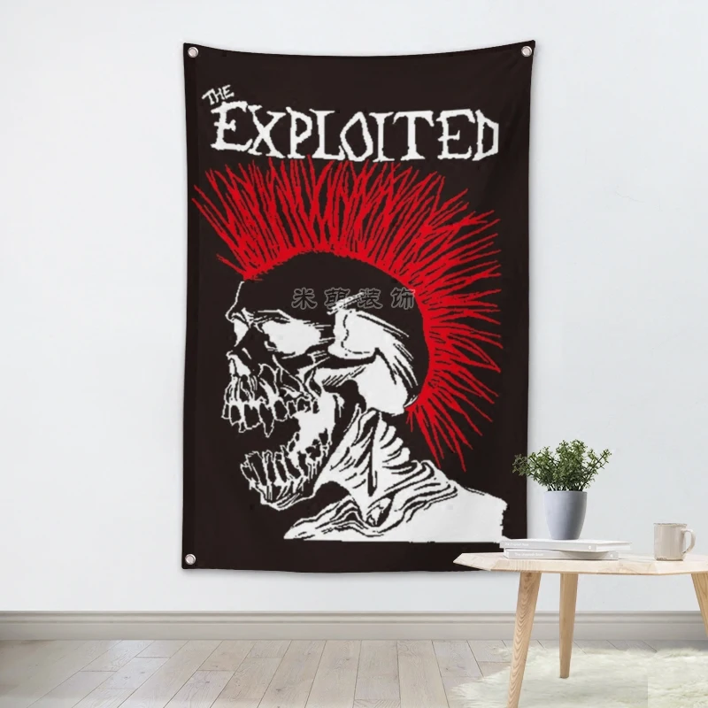 THE EXPLOITED Music Band Team Logo Cloth Poster Banners Four-Hole Flag Dormitory Bedroom Wall Decoration
THE EXPLOITED Music Band Team Logo Cloth Poster Banners Four-Hole Flag Dormitory Bedroom Wall Decoration