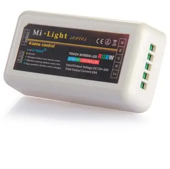 dc12v 24v 2.4Ghz rgbw led controller mi light wireless wifi RF remote and 1pcs 4 zones 24A to control rgbw led strip lighting
dc12v 24v 2.4Ghz rgbw led controller mi light wireless wifi RF remote and 1pcs 4 zones 24A to control rgbw led strip lighting