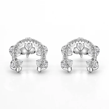 925 Sterling Silver Horseshoe Shape Earrings with Clear CZ Stud Earrings for Women 2019 Fashion Jewelry
925 Sterling Silver Horseshoe Shape Earrings with Clear CZ Stud Earrings for Women 2019 Fashion Jewelry