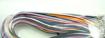2mm mix color Wax Cotton Cord Choker Necklace 13"-16" With 2 inches Extend Chain
2mm mix color Wax Cotton Cord Choker Necklace 13"-16" With 2 inches Extend Chain