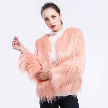 Pink White Faux Fur Coats Jacket For Women Long Sleeve Fashion Elegant Female Autumn Winter Outwear Fuffly Fake Fur Vestidos
Pink White Faux Fur Coats Jacket For Women Long Sleeve Fashion Elegant Female Autumn Winter Outwear Fuffly Fake Fur Vestidos