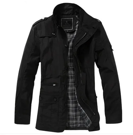 Men's Autumn Brand Polo Jackets Winter Warm Mens And Coats Outwear Waterpr Collar Overcoat 2018 Clothes Plus 4xl 5xl | Мужская