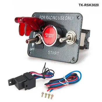 Racing Car Carbon 12V Ignition Switch Panel Engine Start Push Button Toggle TK-RSK3020
Racing Car Carbon 12V Ignition Switch Panel Engine Start Push Button Toggle TK-RSK3020
