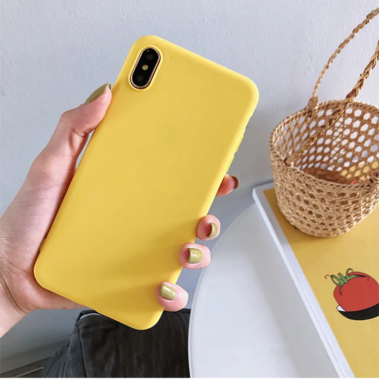 wixcen Lemon Yellow Simple Solid Tpu Phone Case for IPhone xr xsmax 6 6s 7 8 Plus X Anti shock Candy silicone Case Back Cover
wixcen Lemon Yellow Simple Solid Tpu Phone Case for IPhone xr xsmax 6 6s 7 8 Plus X Anti shock Candy silicone Case Back Cover