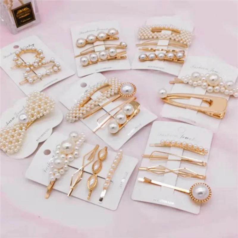 1Set Fashion Women Girls Pearl Hairpin Metal Hair Clip Hairband Comb Bobby Pin Barrette Headdress Accessories
1Set Fashion Women Girls Pearl Hairpin Metal Hair Clip Hairband Comb Bobby Pin Barrette Headdress Accessories
