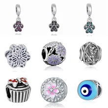 DIY armband valentijnsdag kralen mary poppins plata de ley 925 sieraden bijoux joyas de plata hekserij sieraden charms(China)