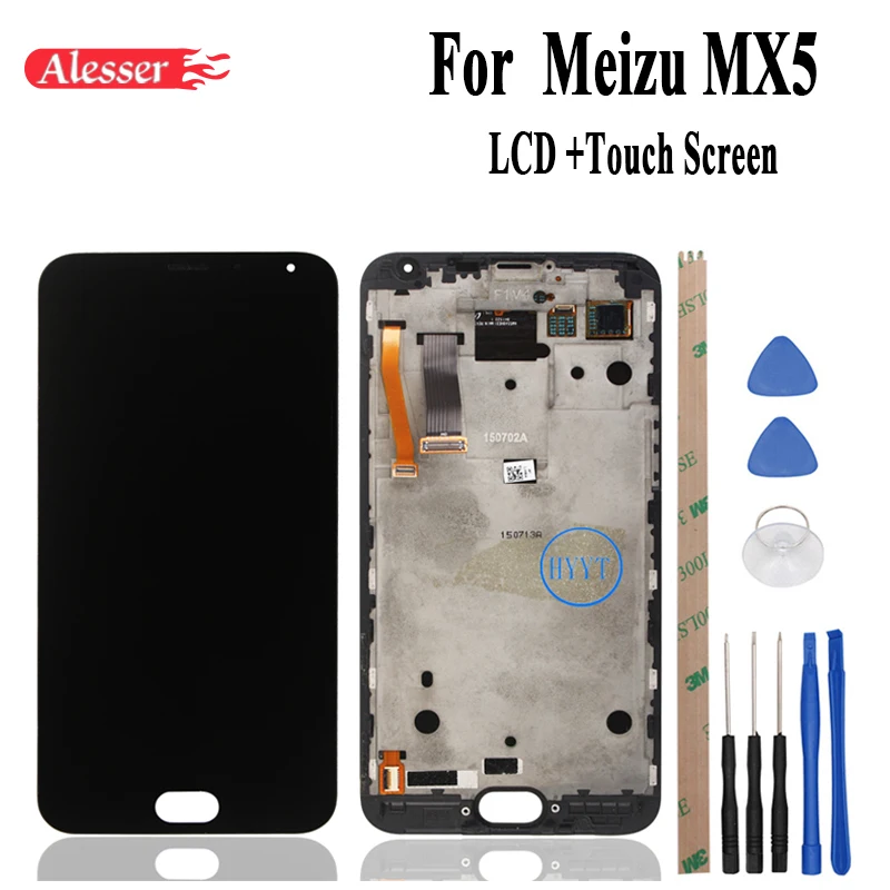Alesser For Meizu MX5 LCD Display and Touch Screen With frame Assembly Repair Parts 5.5Inch Replacement Mobile Accessories+Tools
Alesser For Meizu MX5 LCD Display and Touch Screen With frame Assembly Repair Parts 5.5Inch Replacement Mobile Accessories+Tools