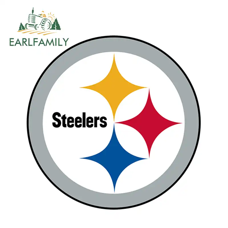 Earlfamily 13cm X 13cm Pittsburgh Steelers Car Truck Window Decal