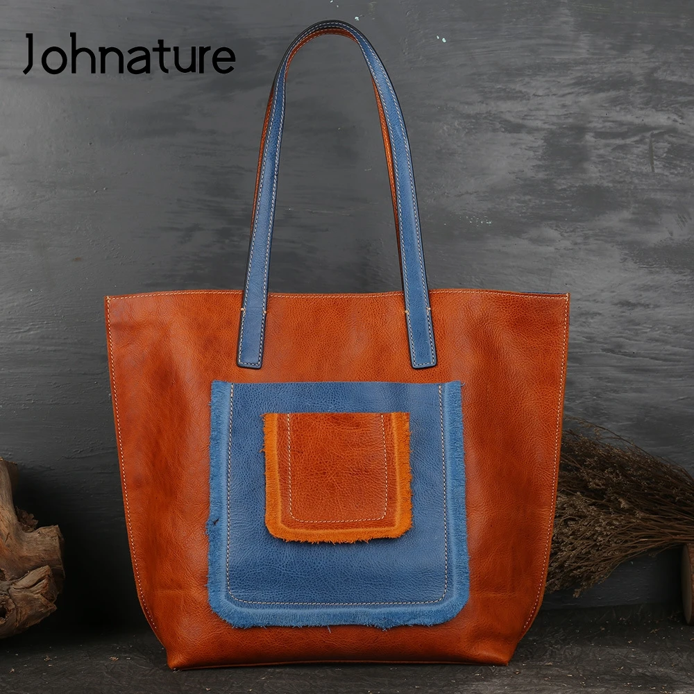 Johnature 2019 New Genuine Leather Soft Vintage Bags Silt Pocket Versatile Hasp Solid Satchels Women Shoulder & Handbags
Johnature 2019 New Genuine Leather Soft Vintage Bags Silt Pocket Versatile Hasp Solid Satchels Women Shoulder & Handbags