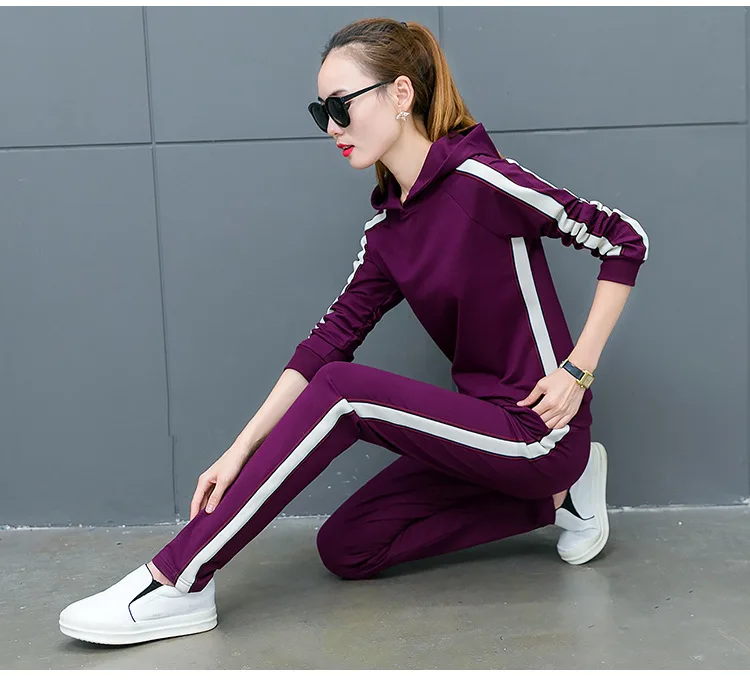 2019 Spring Fall / Female Sporting Suits Ladies Slim 2 Pieces Sets Cotton Women Hooded zipper Tops and Long Pants Female Tracks
2019 Spring Fall / Female Sporting Suits Ladies Slim 2 Pieces Sets Cotton Women Hooded zipper Tops and Long Pants Female Tracks