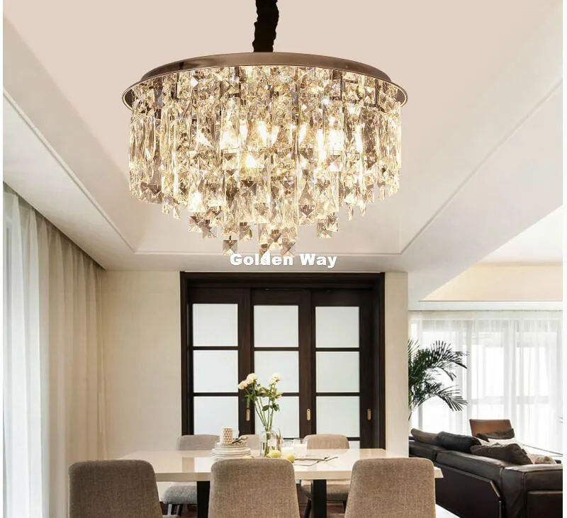Modern European D45cm H38cm LED Modern K9 Crystal Pendant Lamp With 5 Lights, Lustre De Crystal,Lustres De cristal Chandelier
Modern European D45cm H38cm LED Modern K9 Crystal Pendant Lamp With 5 Lights, Lustre De Crystal,Lustres De cristal Chandelier