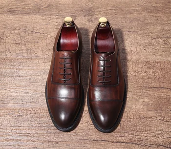 Men Handmade Cow Genuine Leather Men's Dress Wedding Shoes British pointed toe lace-up oxfoeds for men
Men Handmade Cow Genuine Leather Men's Dress Wedding Shoes British pointed toe lace-up oxfoeds for men