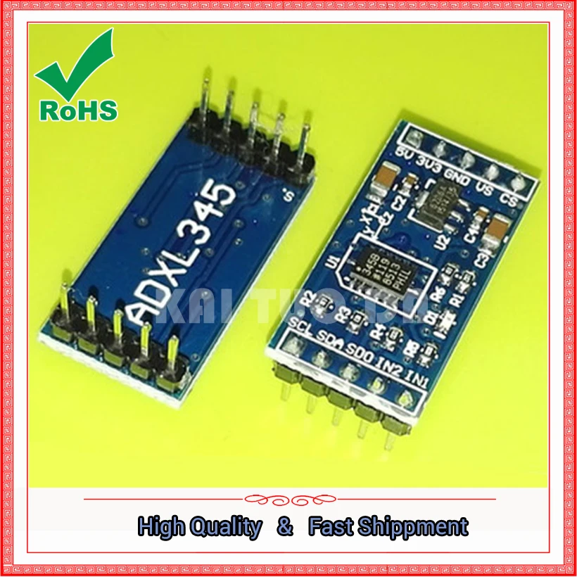 ADXL345 цифровой модуль ускорения датчика наклона для отправки платы данных|module