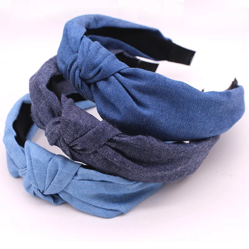 MAXSITI U Female Female bohemian vintage cotton denim fabric knotted headband women headwear Accessories
MAXSITI U Female Female bohemian vintage cotton denim fabric knotted headband women headwear Accessories