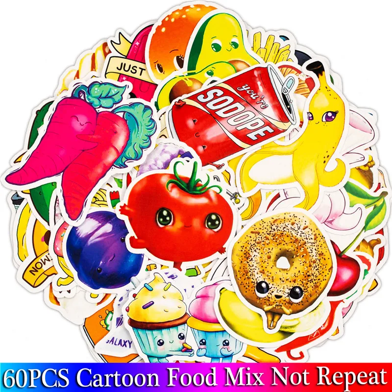 60PCS Pack 2018 New Cute Cartoon Food Bread Stickers Set Toy Sticker For Luggage Skateboard Laptop Motorcycle Sticker
60PCS Pack 2018 New Cute Cartoon Food Bread Stickers Set Toy Sticker For Luggage Skateboard Laptop Motorcycle Sticker