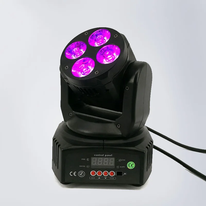 4x18W RGBWA+UV 6in1 LED Moving Head Lighting DMX512 Mini moing head light for stage wedding 
4x18W RGBWA+UV 6in1 LED Moving Head Lighting DMX512 Mini moing head light for stage wedding