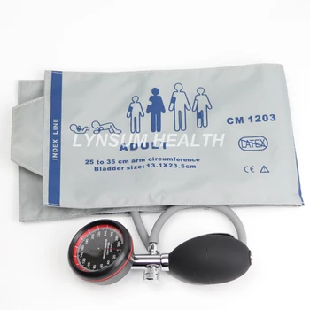 New Gray Color Professional Adult Blood Pressure Monitor BP Cuff Arm Aneroid Sphygmomanometer with Pressure Gauge
New Gray Color Professional Adult Blood Pressure Monitor BP Cuff Arm Aneroid Sphygmomanometer with Pressure Gauge
