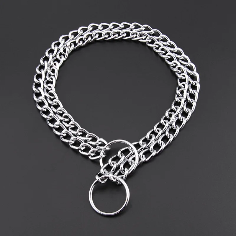 Pet Dog Training Collar Double Row Pinch Collar Adjustable Metal Pet Collar Quick Contraction To Train The Medium Large Dogs
Pet Dog Training Collar Double Row Pinch Collar Adjustable Metal Pet Collar Quick Contraction To Train The Medium Large Dogs