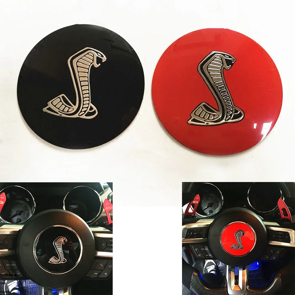 3.35" 3D Cobra Symbol Car Styling Auto Steering Wheel Center Decorative Badge Decal Sticker for Ford Mustang Shelby
3.35" 3D Cobra Symbol Car Styling Auto Steering Wheel Center Decorative Badge Decal Sticker for Ford Mustang Shelby